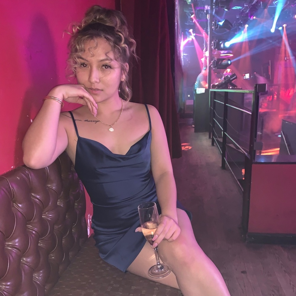 Silk slip dress